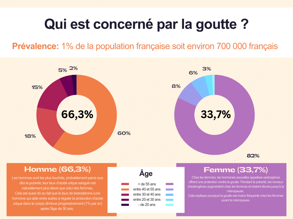 prévalence goutte infographique