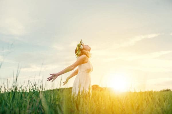 personne recoit de la Vitamine D du soleil