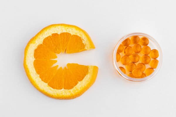 orange en forme de c