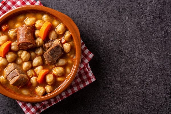 ragout au pois chiche avec viande